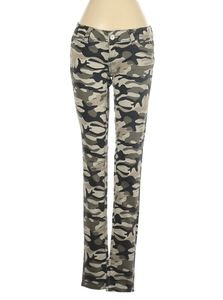 Almost Famous Camo Denim Jeans Skinny size 00